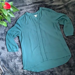 Halogen long sleeve blouse, size XL, NWOT